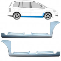 VW TOURAN 2003-2010 VORNE KOTFLÜGEL REPARATURBLECH + SCHWELLER REPARATURBLECH / LINKS + RECHTS