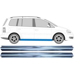 Reparaturblech Schweller für Volkswagen Touran 2003-2010 / Links+Rechts / Satz 11943