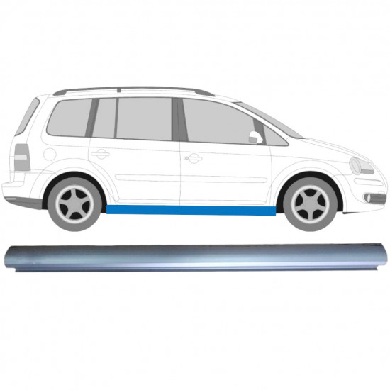 VW TOURAN 2003-2010 SCHWELLER REPARATURBLECH / RECHTS = LINKS