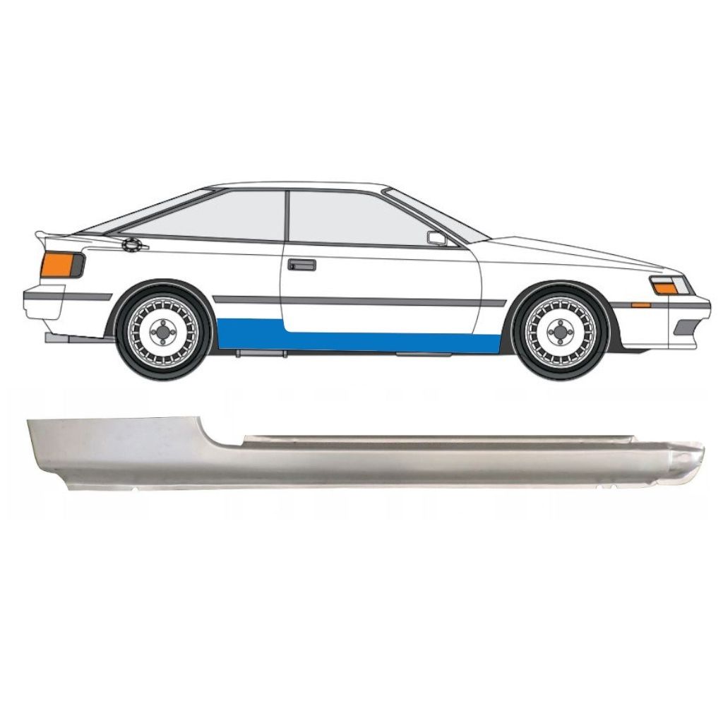 TOYOTA CELICA 1985-1989 VOLL SCHWELLER REPARATURBLECH / RECHTS