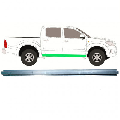 TOYOTA HILUX 2005-2015 INNEN SCHWELLER REPARATURBLECH / RECHTS = LINKS