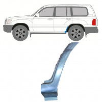 TOYOTA LAND CRUISER 1998-2007 RADLAUF REPARATURBLECH UNTERTEIL / LINKS