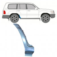 TOYOTA LAND CRUISER 1998-2007 RADLAUF REPARATURBLECH UNTERTEIL / RECHTS