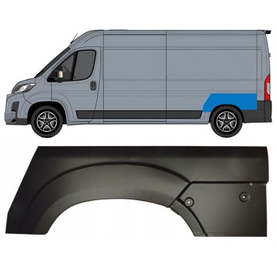 Reparaturblech Kotflügel hinten für Toyota Proace Max 2024- / Links 16694