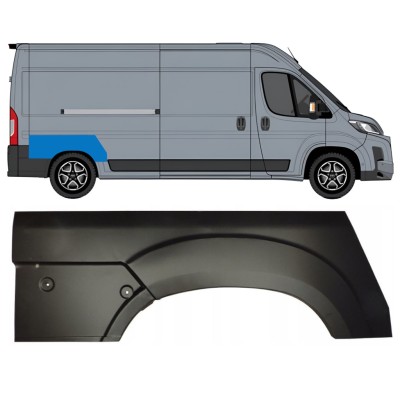 Reparaturblech Kotflügel hinten für Toyota Proace Max 2024- / Rechts 16693