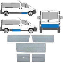 Reparaturblech Tür für Nissan Primastar 2001-2014 / Links+Rechts / Satz 14358