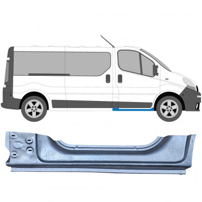 OPEL VIVARO / R TRAFIC 2001- SCHWELLER REPARATURBLECH / RECHTS