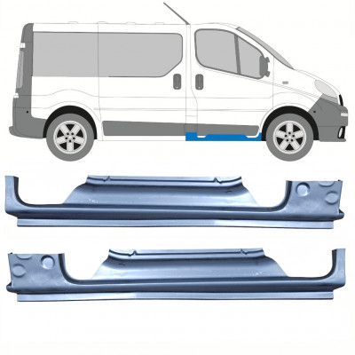 RENAULT TRAFIC OPEL VIVARO 2001-2014 SCHWELLER REPARATURBLECH / SATZ