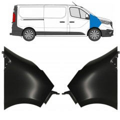 Vorne Kotflügel für Renault Trafic 2014- 2021-2026 / Links+Rechts / Satz 17106