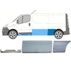 Reparaturblech-Set für Opel Vivaro 2001-2014 / Links / 13306