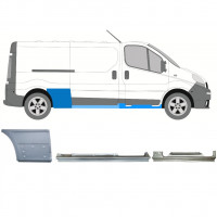 RENAULT TRAFIC OPEL VIVARO 2001-2014 LANG REPARATURBLECH / SATZ / RECHTS