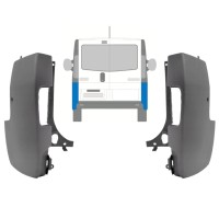 Ecke hinterer Stoßstange für Renault Trafic 2001-2014 / Links+Rechts / Satz 9944