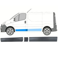 Satz Seitenleisten für Opel Vivaro 2001-2014 / Links / 13903