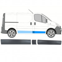 RENAULT TRAFIC OPEL VIVARO PRIMASTAR 2001-2014 KURZ SEITENLEISTEN SATZ / RECHTS