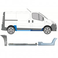 RENAULT TRAFIC OPEL VIVARO 2001-2014 KURZ REPARATURBLECH / SATZ / RECHTS