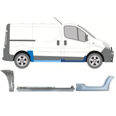 Reparaturblech-Set für Renault Trafic 2001-2014 / Rechts / 11231
