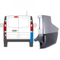 RENAULT TRAFIC 2014- HINTEN STOSSSTANGE GRUNDIERT / RECHTS