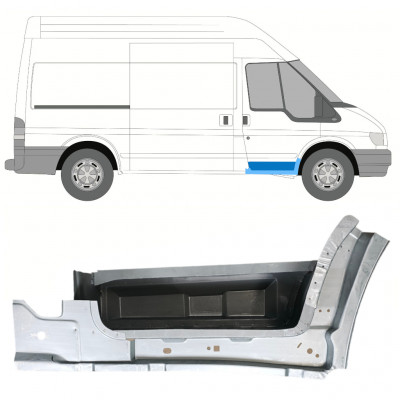 FORD TRANSIT 2000-2013 EINSTIEGSBLECHE INNEN SCHWELLER / RECHTS