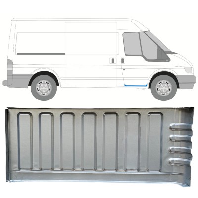 Reparaturblech für Trittstufe für Ford Transit 2000-2013 / Rechts 15054