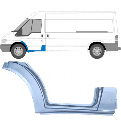 FORD TRANSIT 2000-2013 VORNE RADLAUF REPARATURBLECH SCHWELLER REPARATURBLECH / LINKS