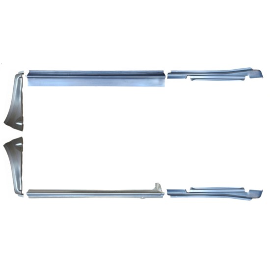 Reparaturblech-Set für Ford Transit 2000-2013 / Links+Rechts / 15021