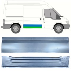 Reparaturblech für Schiebetür, außen unten für Ford Transit 2000-2013 / Rechts / Satz 12665