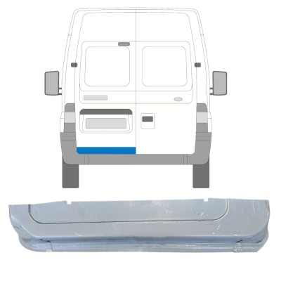 Reparaturblech hintere Tür für Ford Transit 2000-2013 / Links 14655