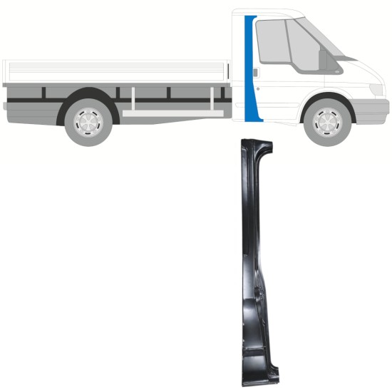 Reparaturblech der Säule für Ford Transit 2000-2013 / Rechts / Einzelkabine 14898