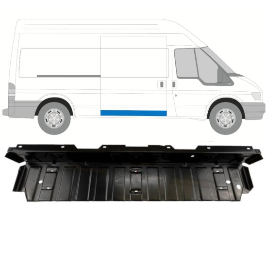 Reparaturblech für Trittstufe für Ford Transit 2000-2013 / Links = Rechts (symmetrisch) 15986