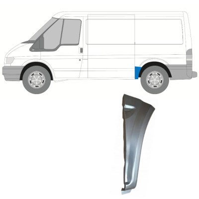 Reparaturblech Kotflügel hinten für Ford Transit 2000-2013 / Links 14999