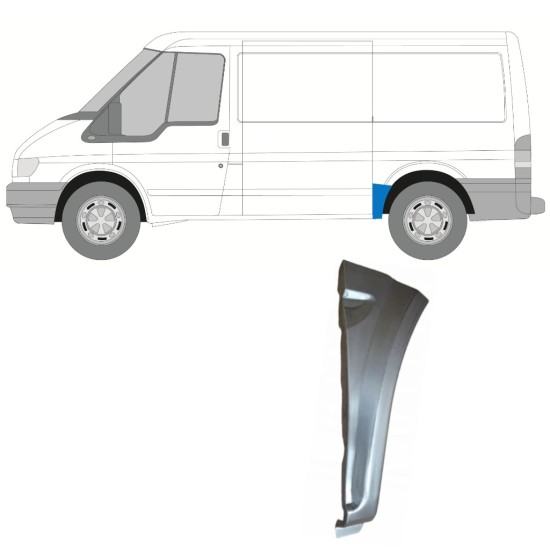 Reparaturblech Kotflügel hinten für Ford Transit 2000-2013 / Links 14999