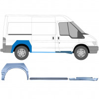 FORD TRANSIT 2000-2013 KURZ REPARATURBLECH / SATZ / RECHTS