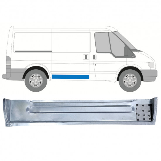 Reparaturblech innere Schiebetür für Ford Transit 2000-2013 / SWB / Rechts 12795