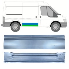 Reparaturblech für Schiebetür, außen unten für Ford Transit 2000-2013 / Rechts / Satz 12664