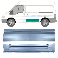 Reparaturblech für Schiebetür, außen unten für Ford Transit 2000-2013 / Links / Satz 12666