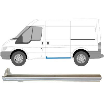 Reparaturblech Schiebetürschweller für Ford Transit 2000-2013 / Links 15080