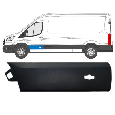 Türleiste vorne für Ford Transit 2014- / Links 14661