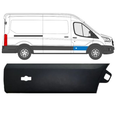 Türleiste vorne für Ford Transit 2014- / Rechts 14660