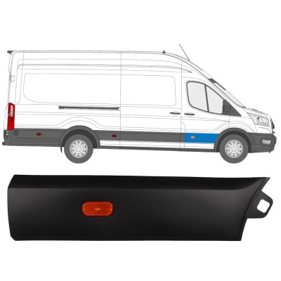 Türleiste vorne für Ford Transit 2014- / Rechts / Satz 14664