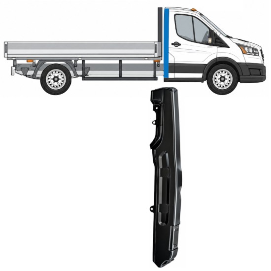 Reparaturblech der Säule für Ford Transit 2014- 2014-2026 / Rechts 17278