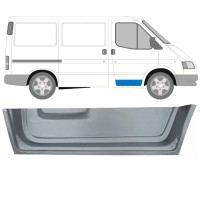 Reparaturblech innere vordere Tür für Ford Transit 1986-2000 / Rechts 16022