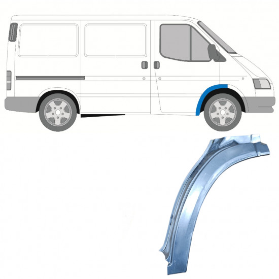 FORD TRANSIT 1985-1991 VORNE RADLAUF REPARATURBLECH / RECHTS