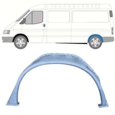 Reparaturblech Innenkotflügel hinten für Ford Transit 1986-2000 / Links 16003