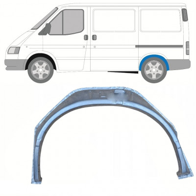 FORD TRANSIT 1991-2000 INNEN RADLAUF REPARATURBLECH / LINKS