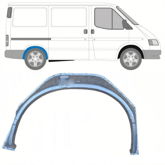 FORD TRANSIT 1991-2000 INNEN RADLAUF REPARATURBLECH / RECHTS