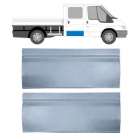 FORD TRANSIT 2000-2013 DOPPEL KABINE HINTEN TÜR REPARATURBLECH PANEL / RECHTS = LINKS / SATZ