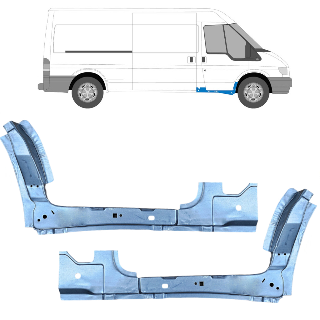 Reparaturblech Inneres Vorderes Teil Für Ford Transit 2000-2013 / Links+Rechts / Satz 10431