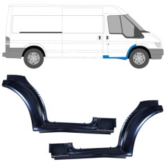 Reparaturblech Schweller vordere Tür für Ford Transit 2000-2013 / Links+Rechts / Satz 9589