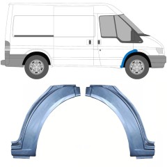 Reparaturblech Kotflügel vorne für Ford Transit 2000-2013 / Links+Rechts / Satz 10388