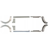 Reparaturblech Schweller + Kotflügel hinten für Ford Transit 2000-2013 / Links+Rechts / Satz 10637